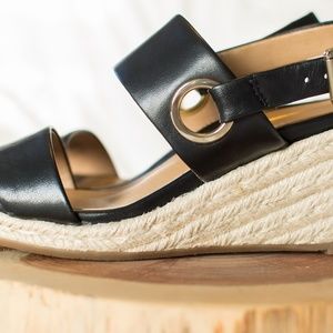 Vionic espadrille leather sandals
